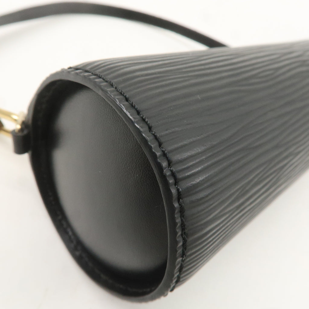 Louis Vuitton Epi Mini Pouch For Soufflot Hand Bag Noir Black F/S