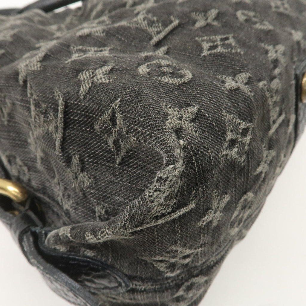 Louis Vuitton Monogram Denim Neo Cabby GM Shoulder Bag Noir M95352