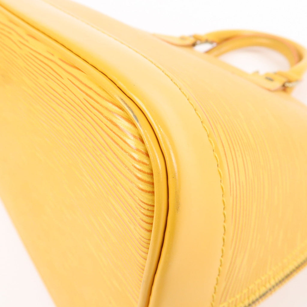 Louis Vuitton Epi Alma PM Hand Bag Tassili Yellow M52149