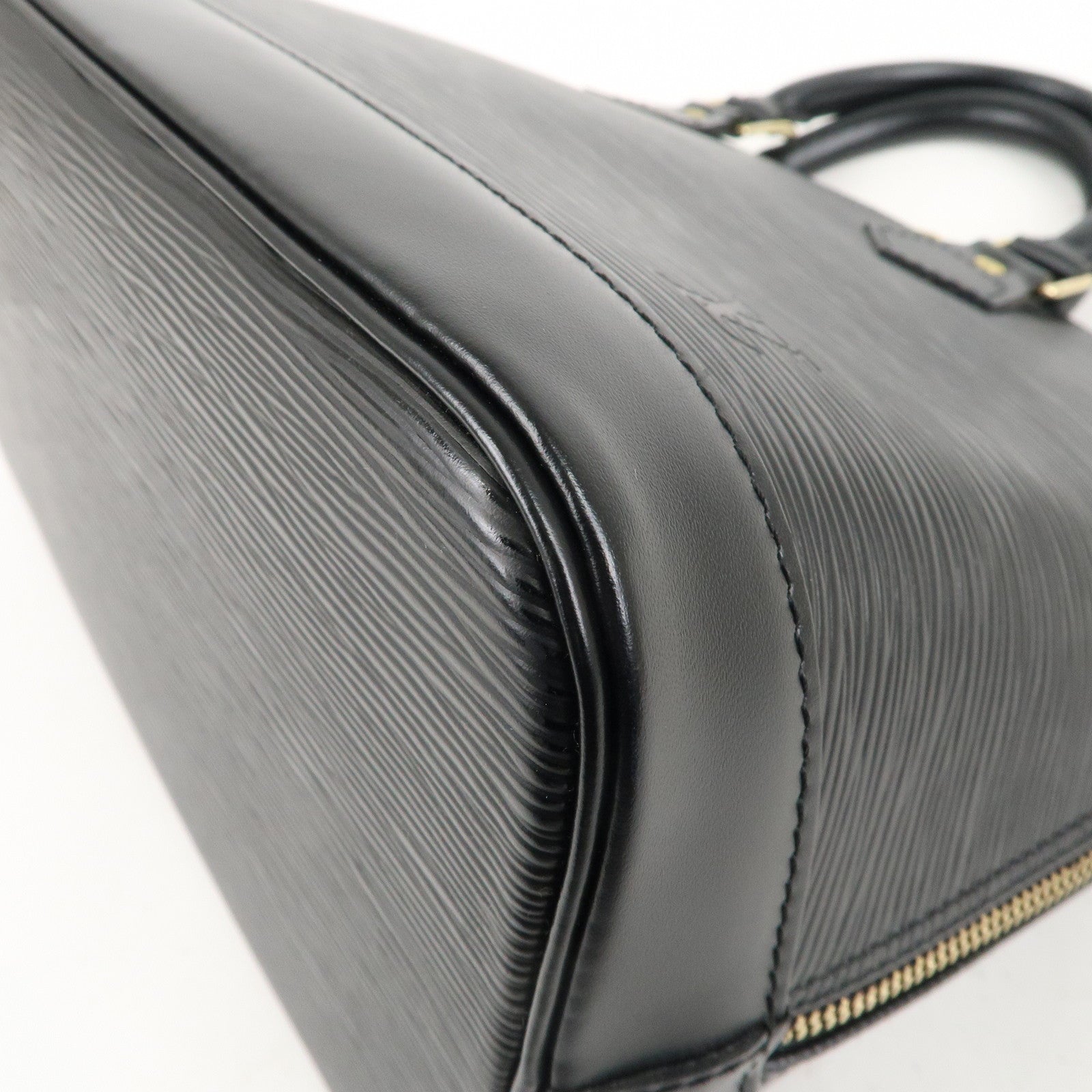 Louis Vuitton Epi Alma Hand Bag Noir Black M52142