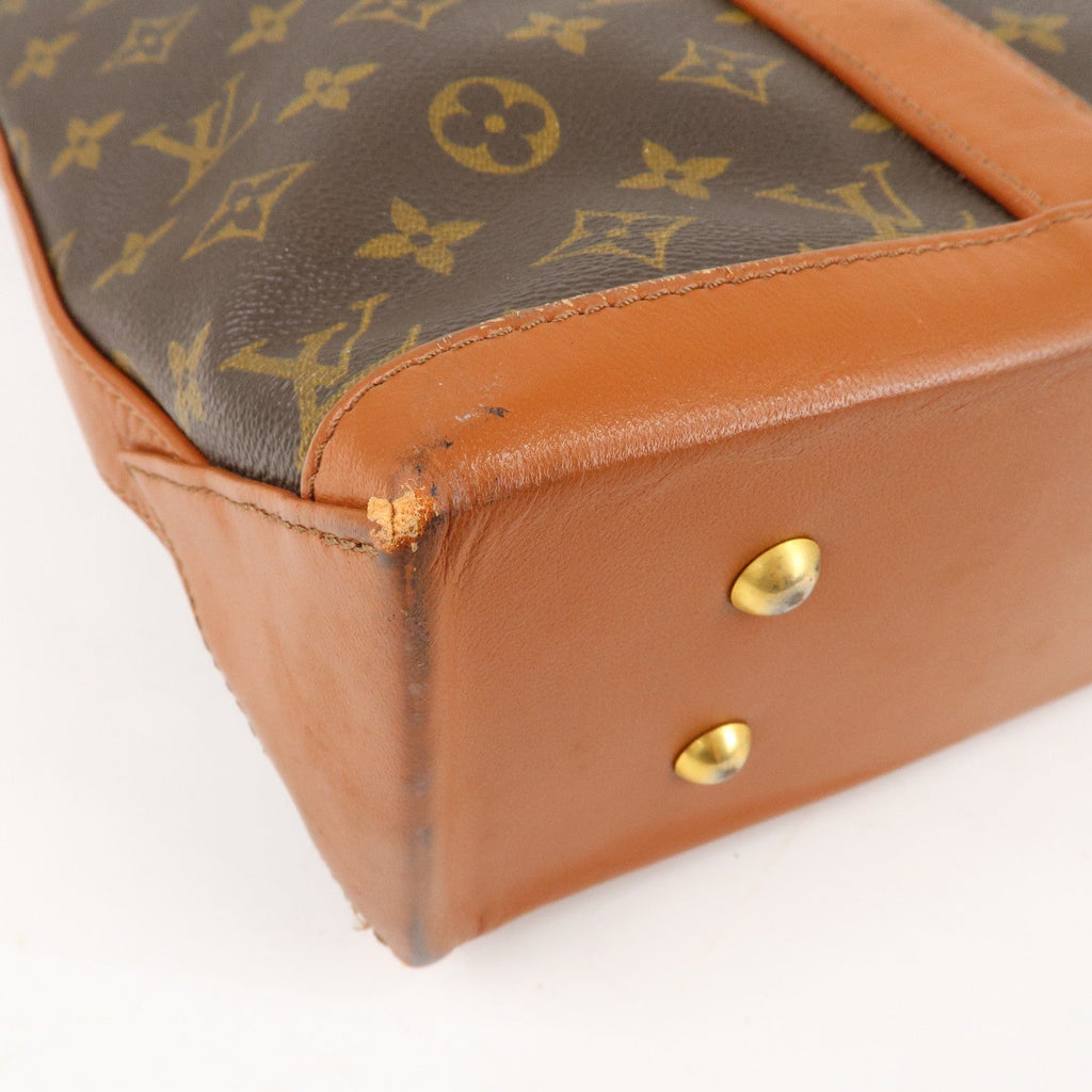 Louis Vuitton Monogram Weekend PM Hand Bag Brown M42425
