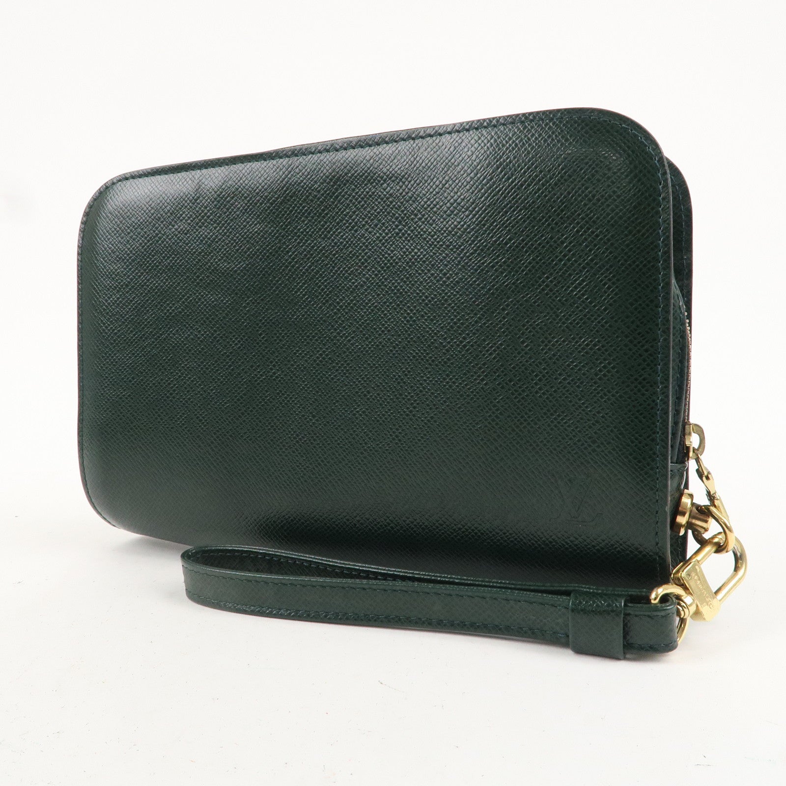 Louis Vuitton Set of 2 Taiga Baikal Clutch Bag Pouch Epicea M30184