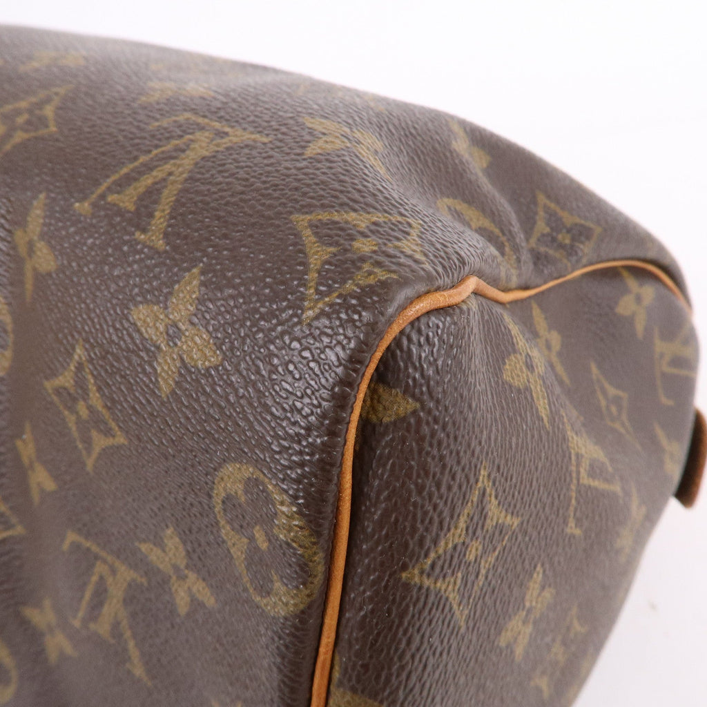 Louis Vuitton Monogram Speedy 25 Hand Bag Boston Bag M41528