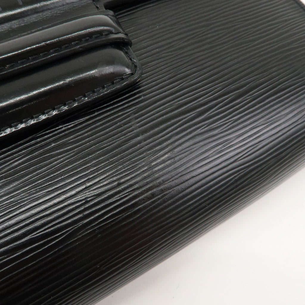 Louis Vuitton Epi Chaillot Clutch Bag Black M52542