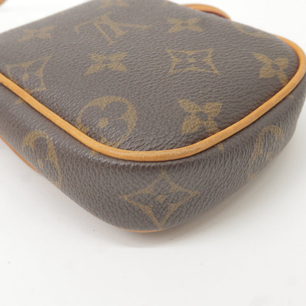 Louis Vuitton Monogram Pochette Cancun Shoulder Bag Pouch M60018