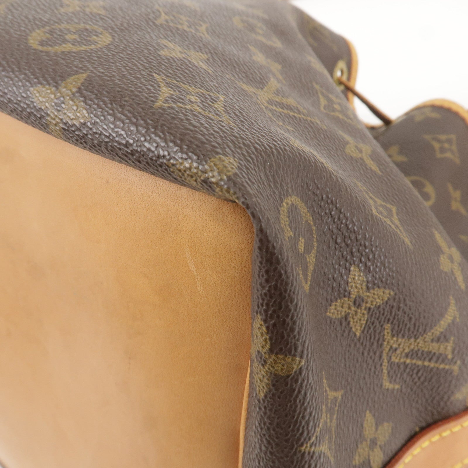 Louis Vuitton Monogram Petit Noe Shoulder Bag Brown M42226