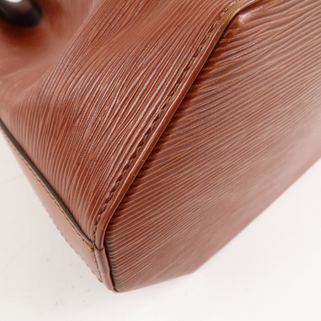 Louis Vuitton Epi Sac D'epaule PM Bucket Bag Kenya Brown M80203