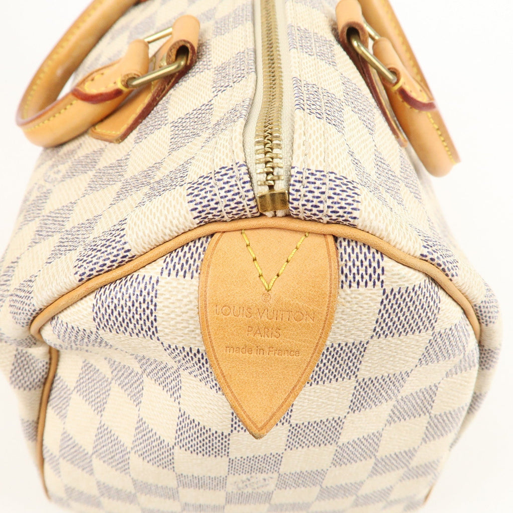 Louis Vuitton Damier Azur Speedy 30 Boston Hand Bag N41533