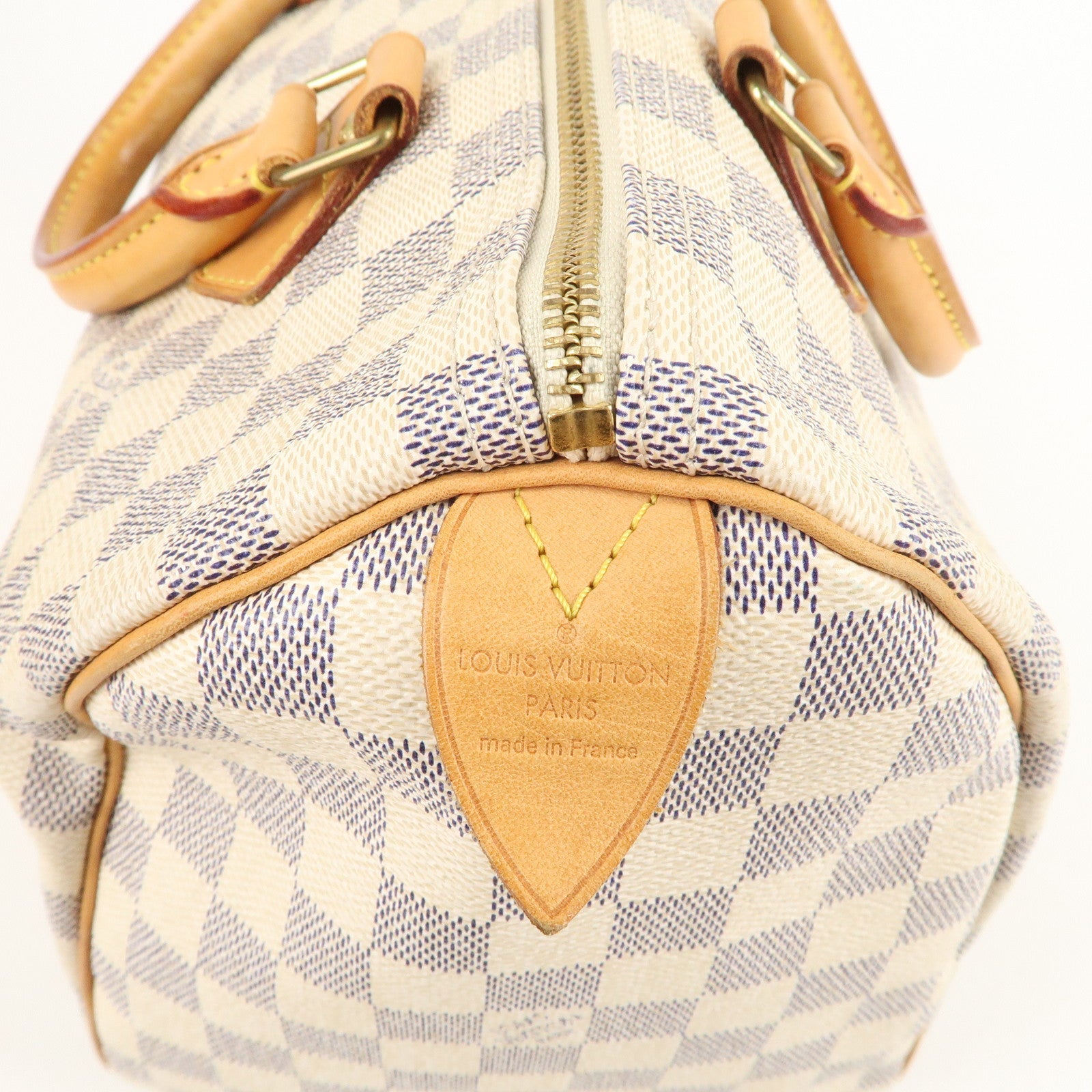 Louis Vuitton Damier Azur Speedy 30 Boston Hand Bag N41533