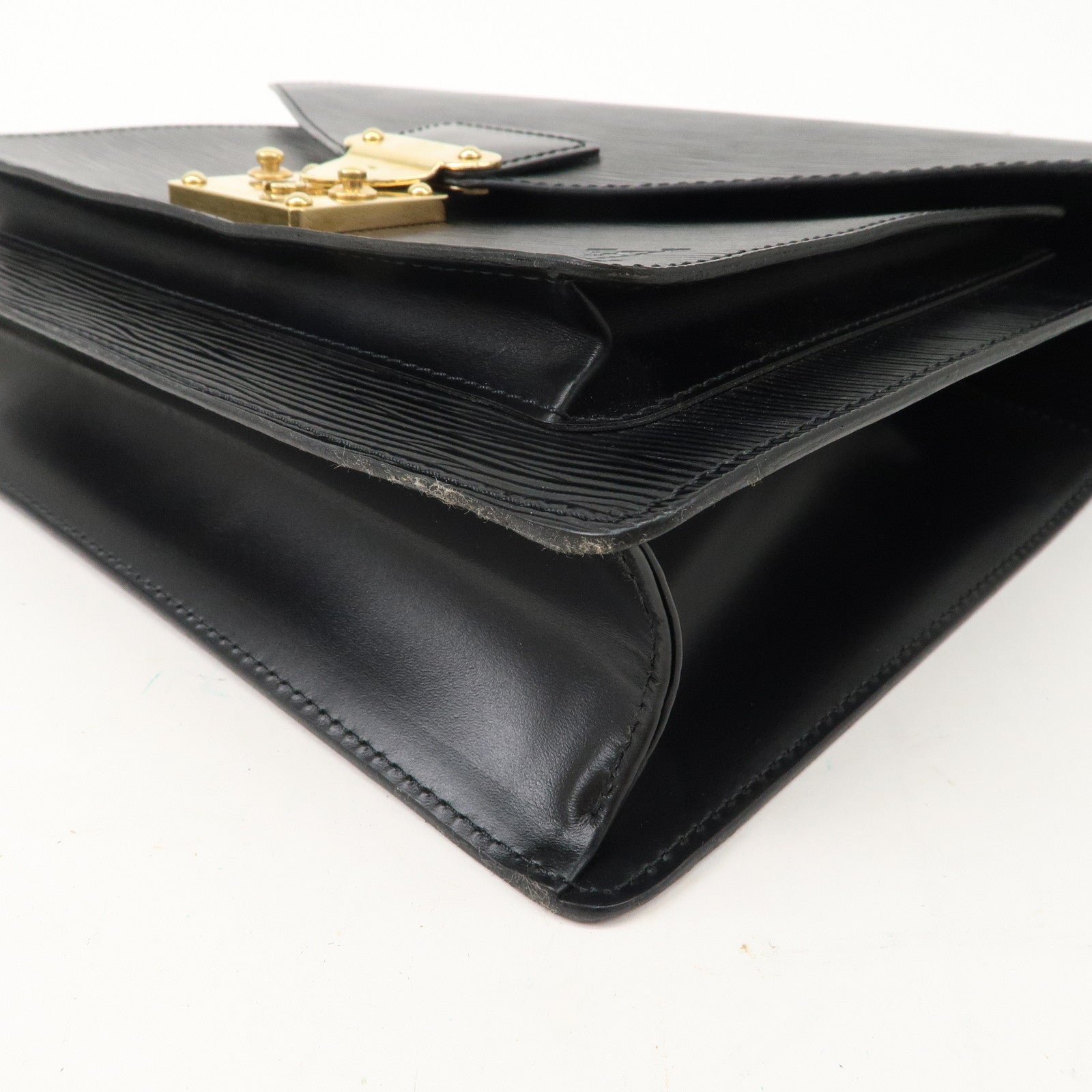 Louis Vuitton Epi Monceau Hand Bag Black Noir M52792