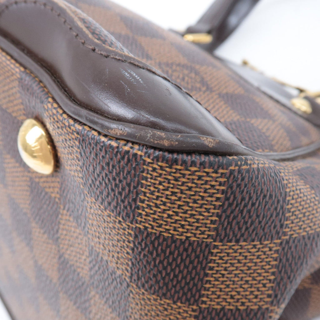 Louis Vuitton Damier Ebene Verona PM Hand Bag Brown N41117