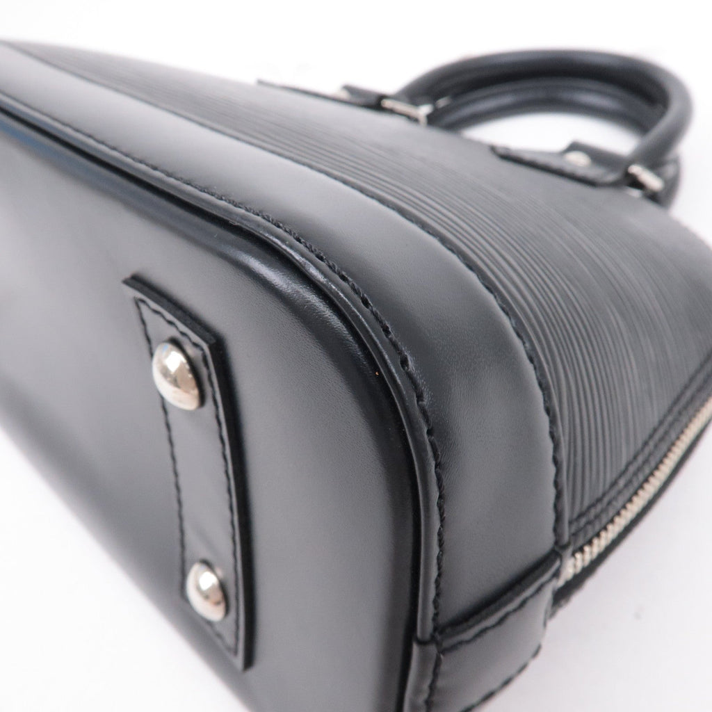 Louis Vuitton Epi Alma BB 2Way Shoulder Bag Noir Black M40862