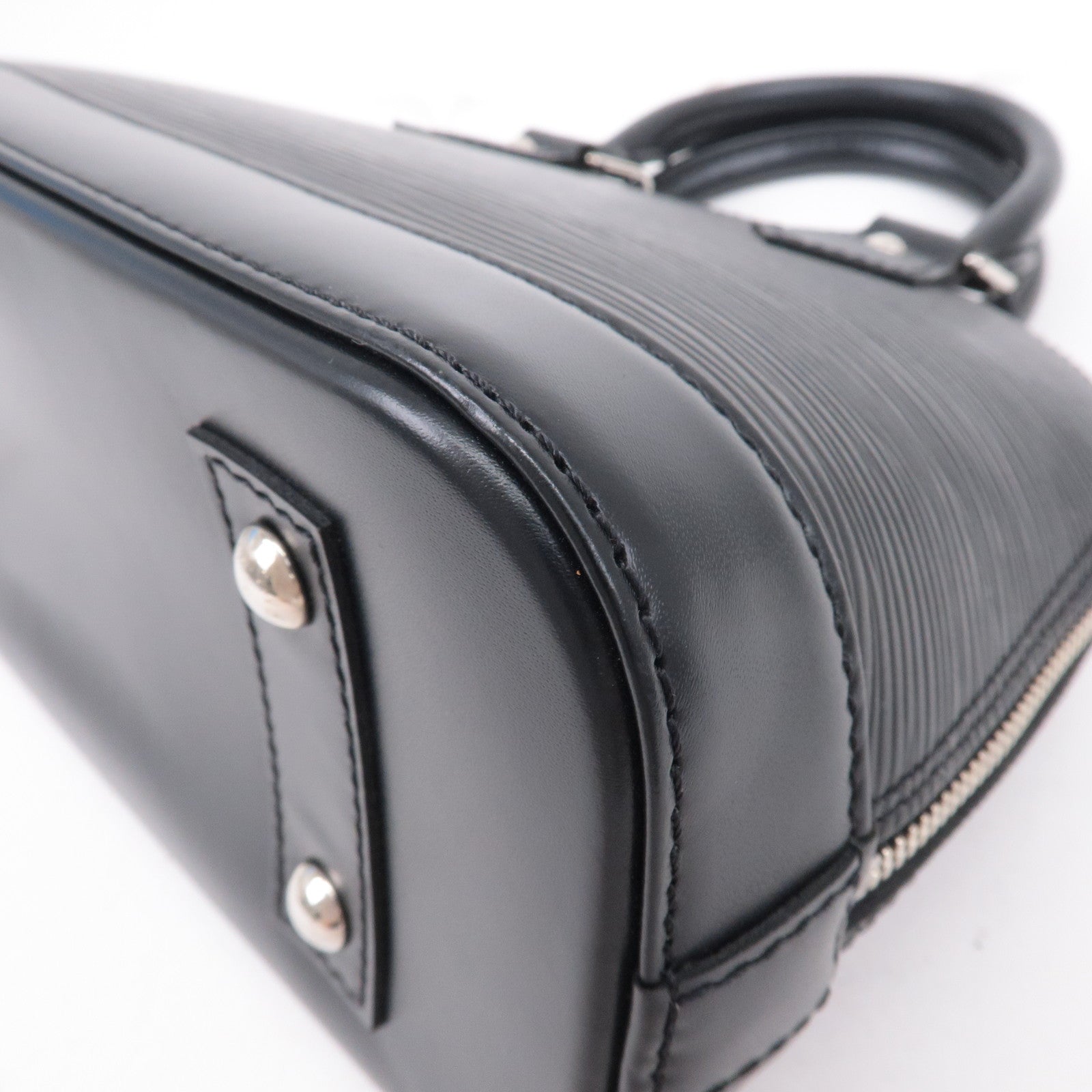 Louis Vuitton Epi Alma BB 2Way Shoulder Bag Noir Black M40862