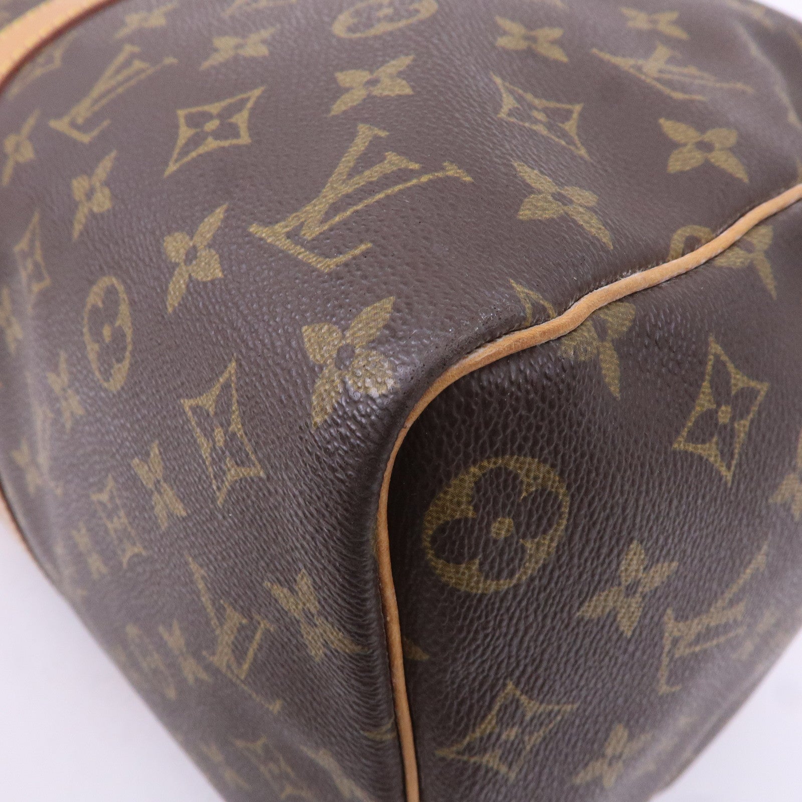 Louis Vuitton Monogram Keep All 45 Boston Bag Brown M41428