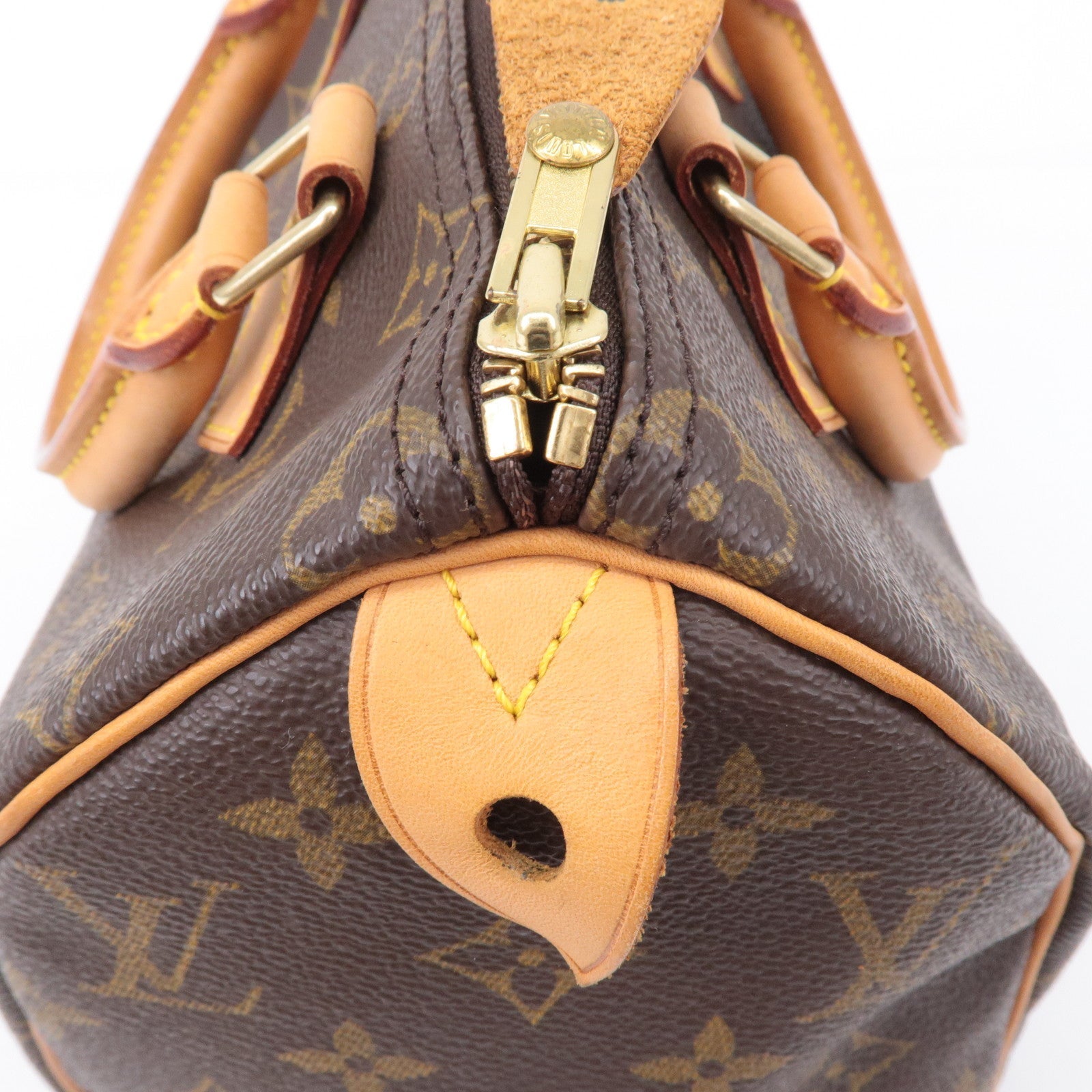 Louis Vuitton Monogram Speedy 25 Hand Bag Boston Bag M41528