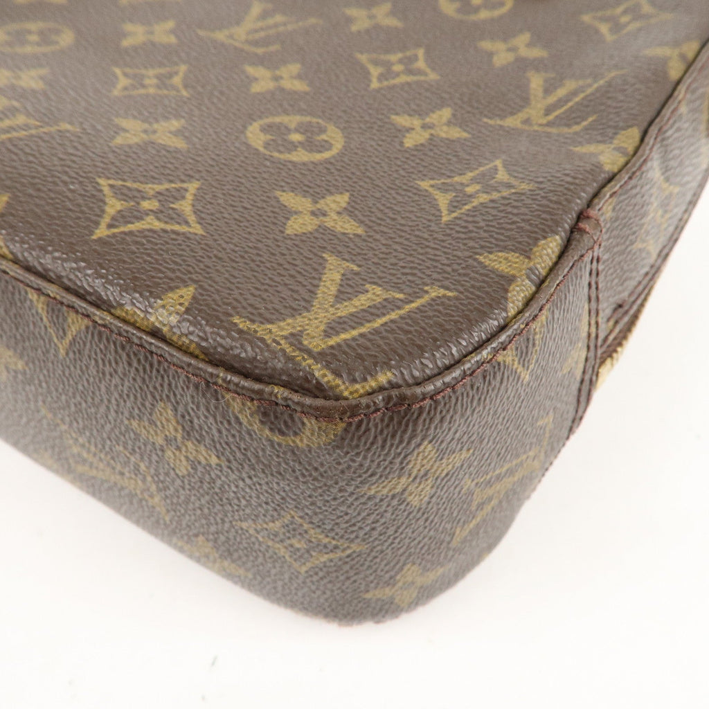 Louis Vuitton Monogram Spontini Hand Bag Brown M47500