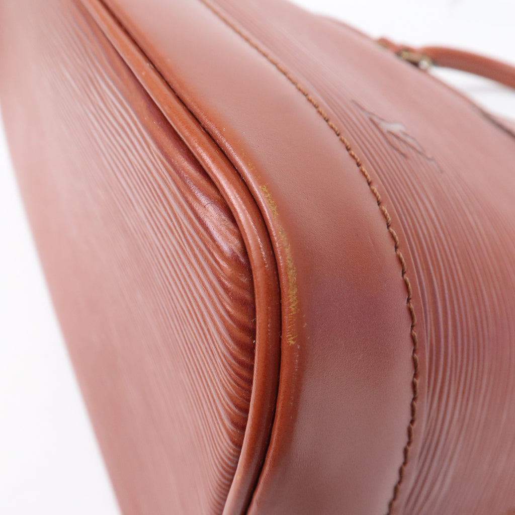 Louis Vuitton Epi Alma 2Way Bag Hand Bag Kenya Brown M52143