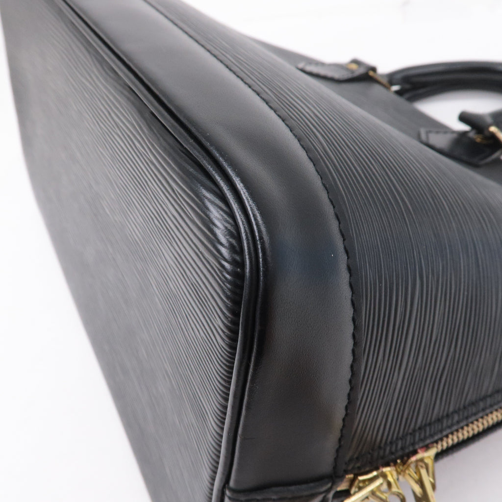 Louis Vuitton Epi Alma Hand Bag Noir Black M52142