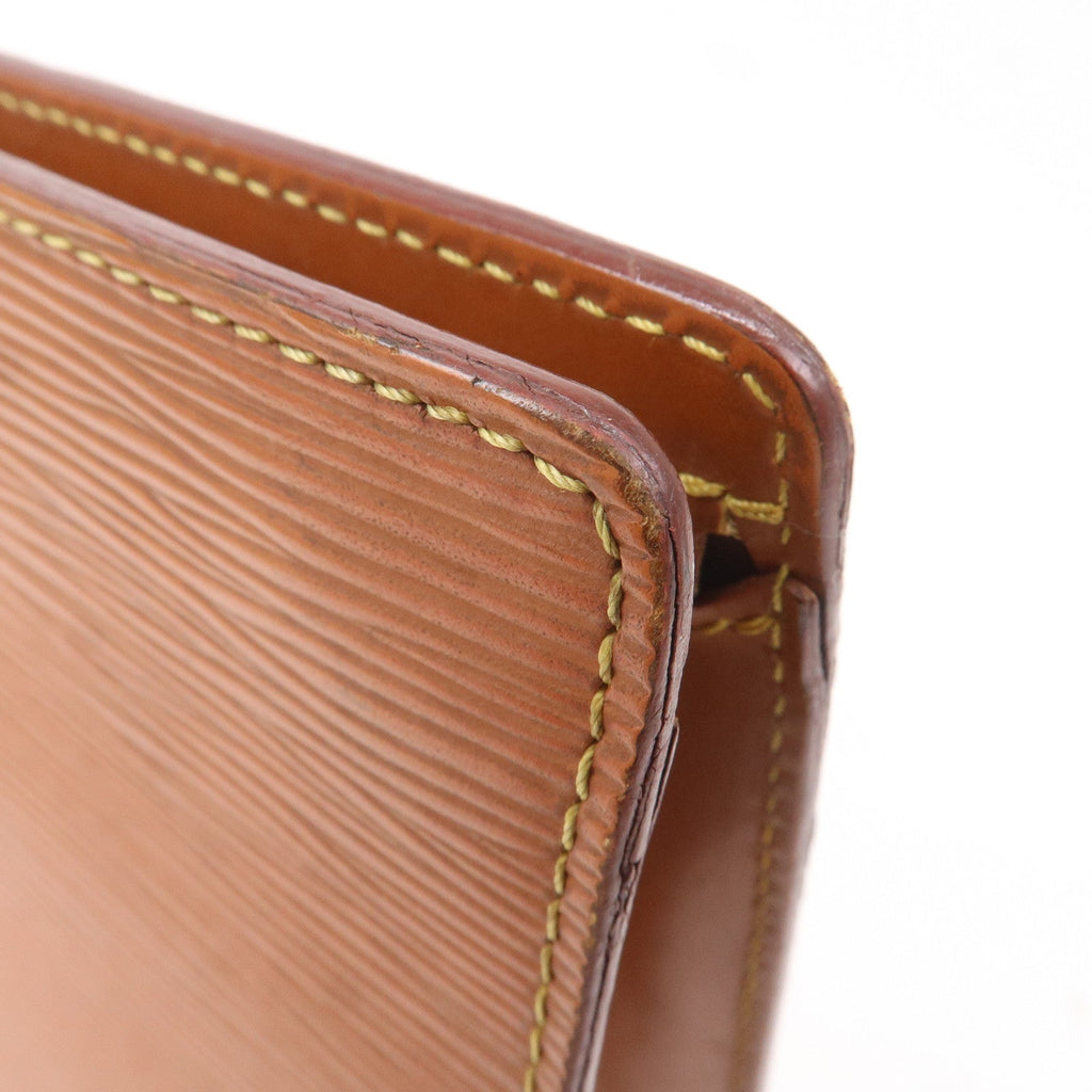 Louis Vuitton Epi Pochette Homme Clutch Bag Zipangu Gold M52528