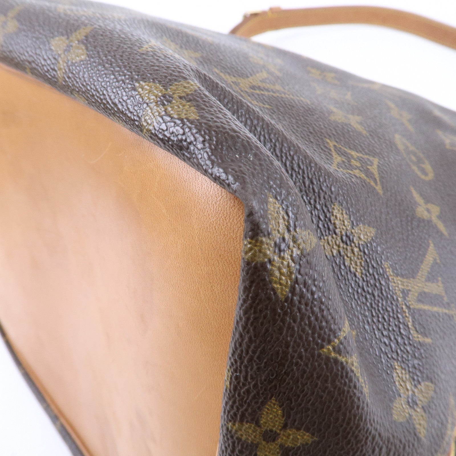 Louis Vuitton Monogram Petit Noe Shoulder Bag Brown M42226