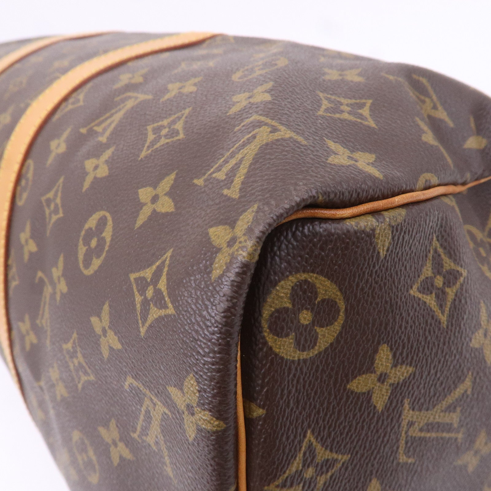 Louis Vuitton Monogram Keep All 45 Boston Bag Brown M41428