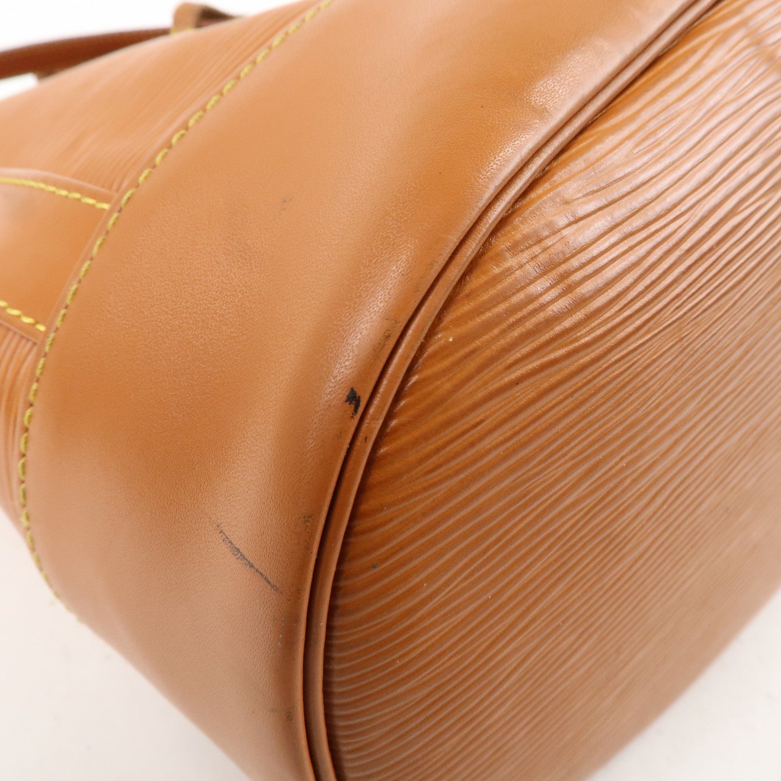 Louis Vuitton Epi Randonnee PM Laundry Bag Zipang Gold M52358