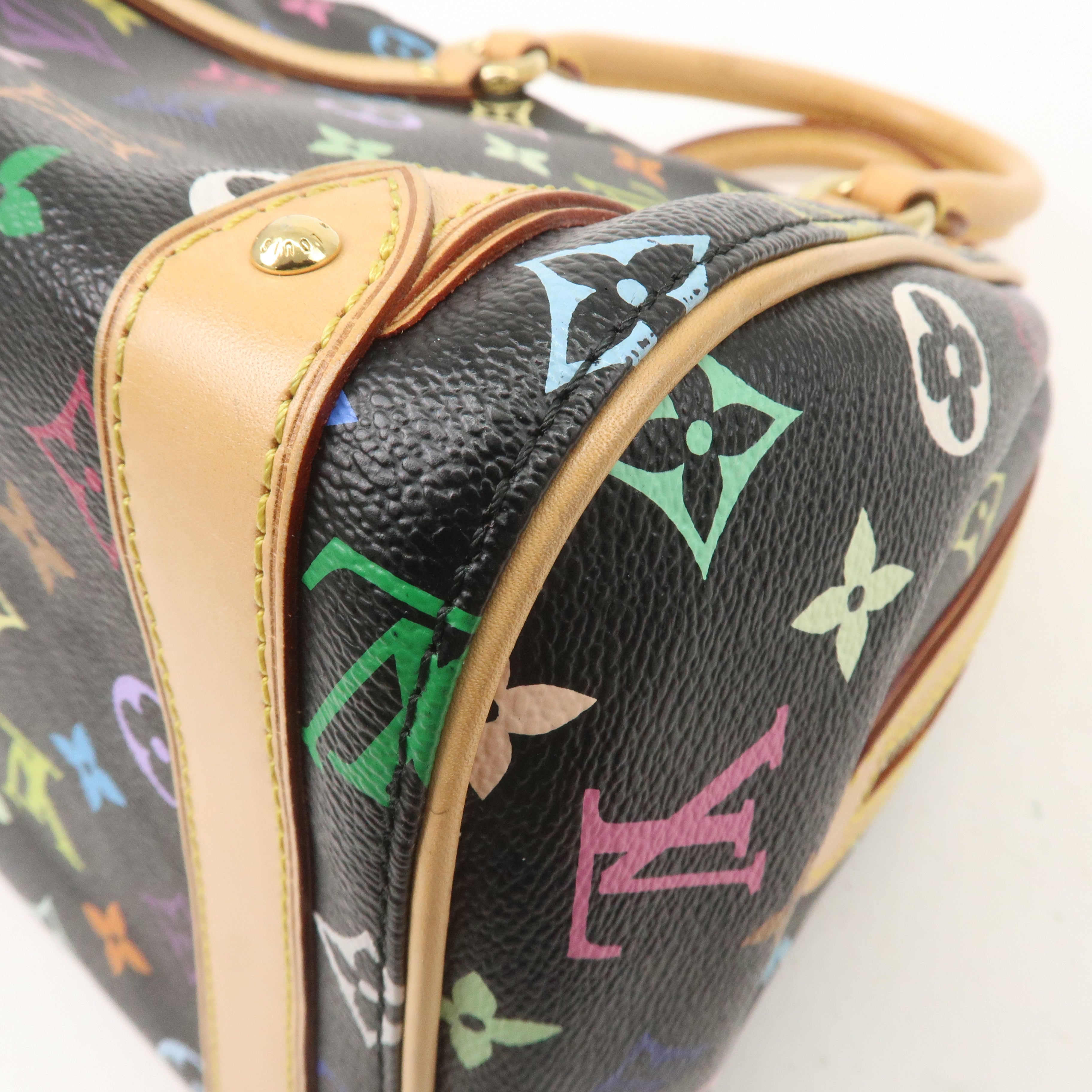 Louis Vuitton Monogram Multi Color Priscilla Hand Bag Noir M40096