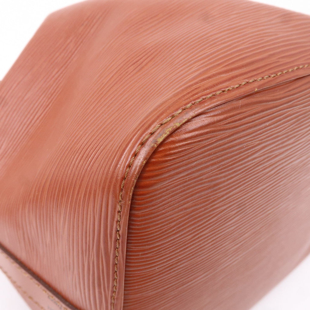 Louis Vuitton Epi Petit Noe Shoulder Bag Kenya Brown M44103