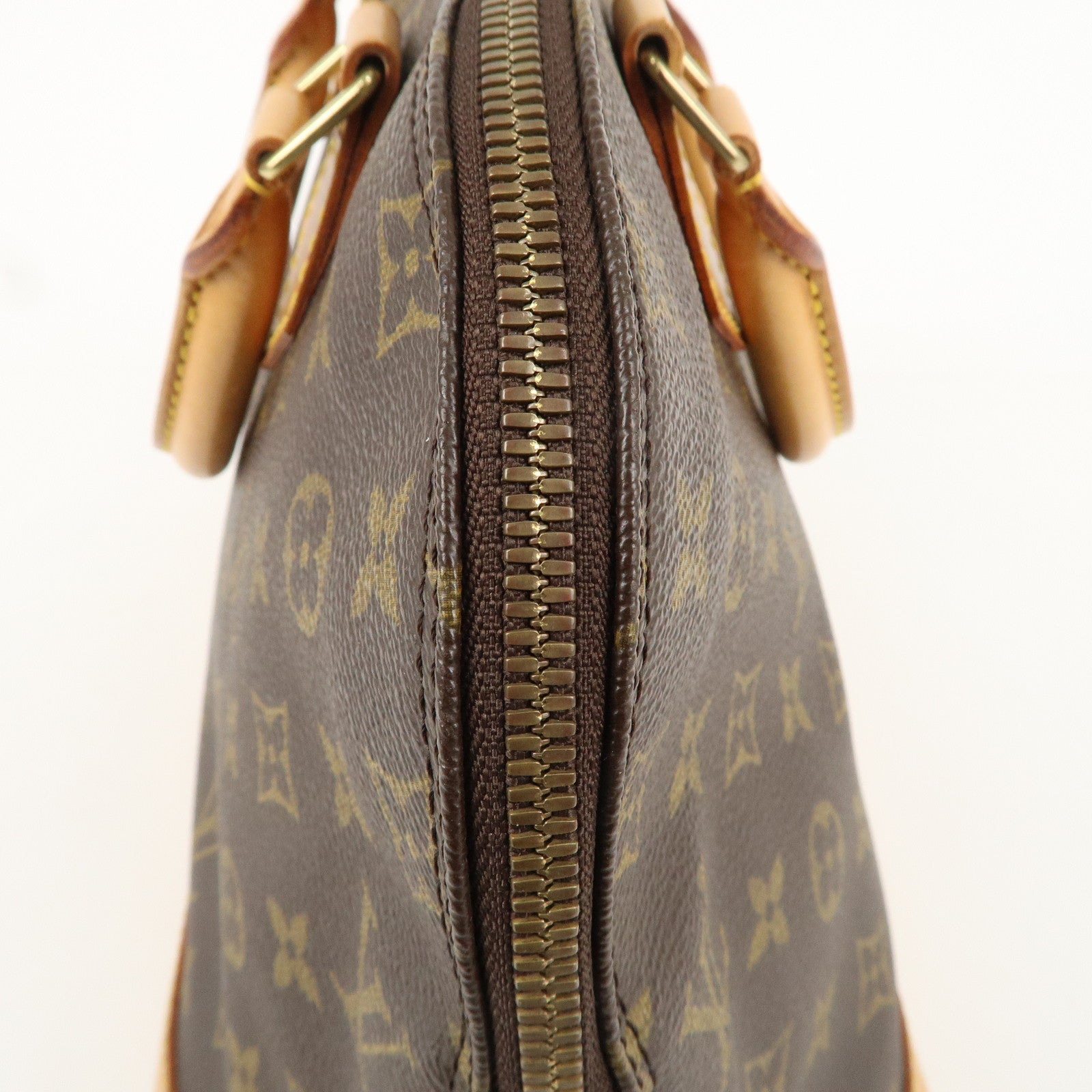 Louis Vuitton Monogram Alma Hand Bag Brown M51130
