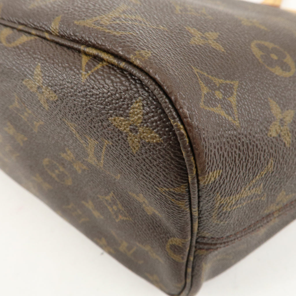 Louis Vuitton Monogram Neverfull MM Tote Bag Brown M40156