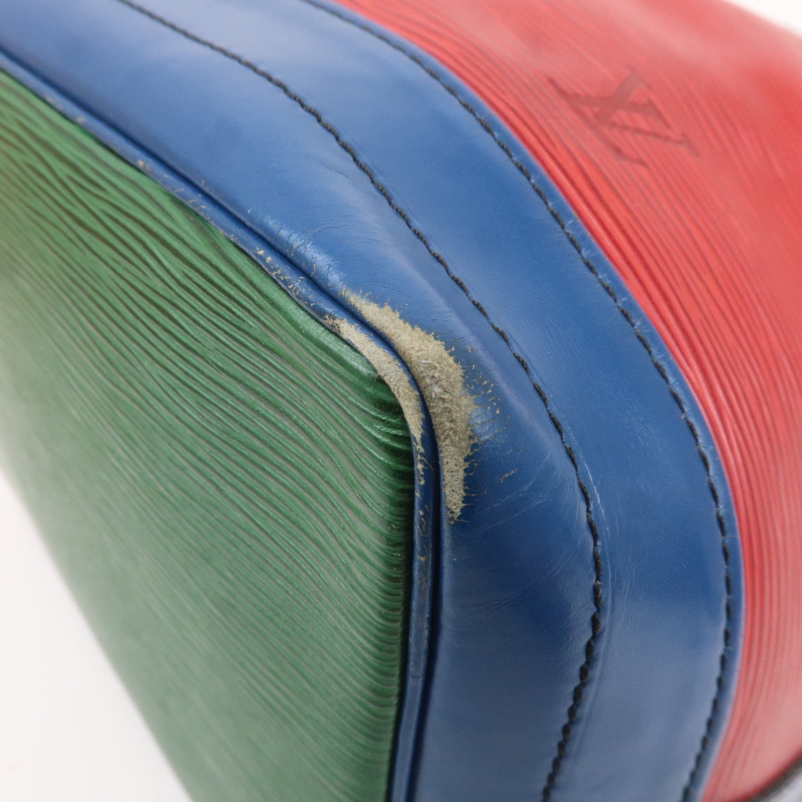 Louis Vuitton Epi Noe Shoulder Bag Red Blue Green M44084