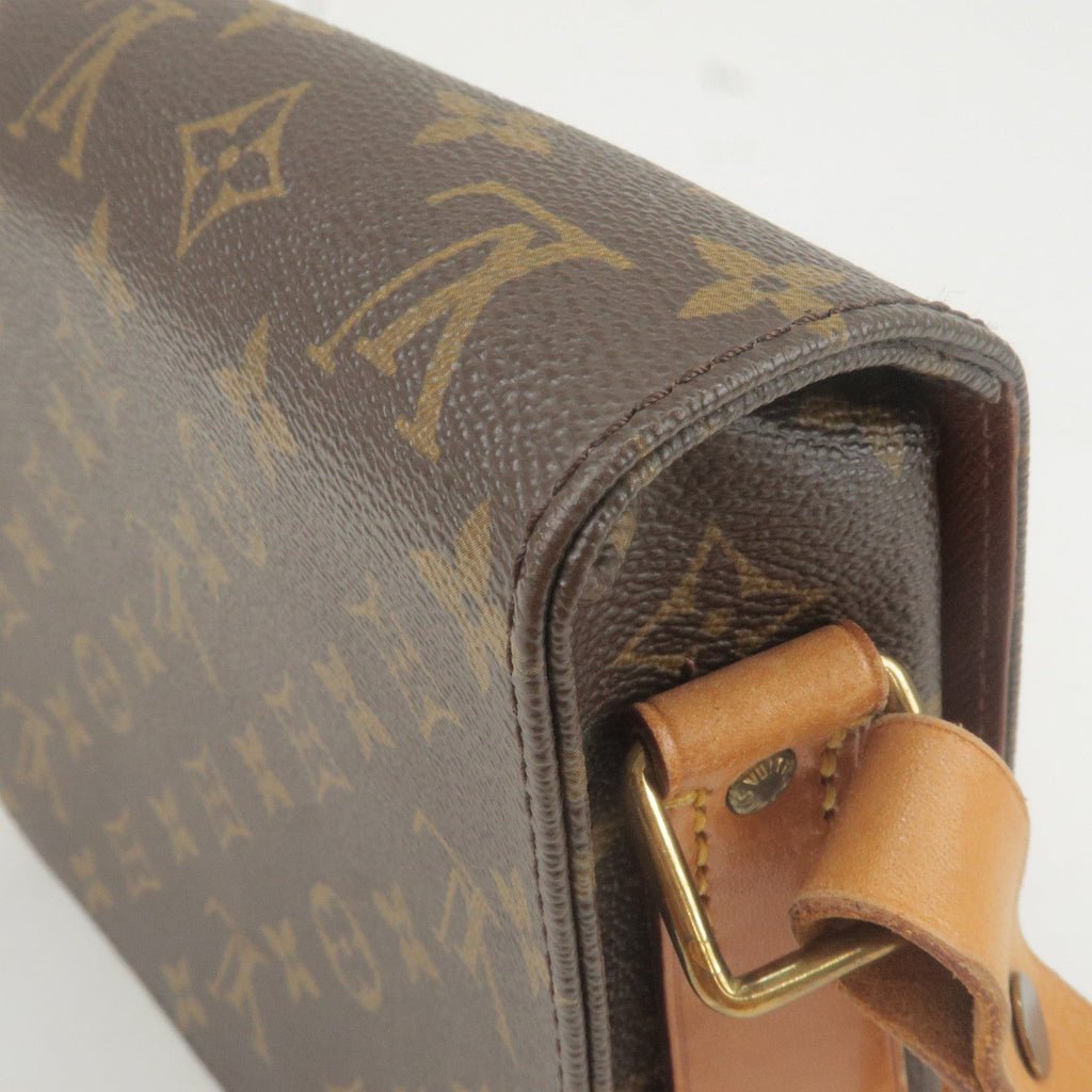 Louis Vuitton Monogram Cartouchiere 22 Shoulder Bag M51253