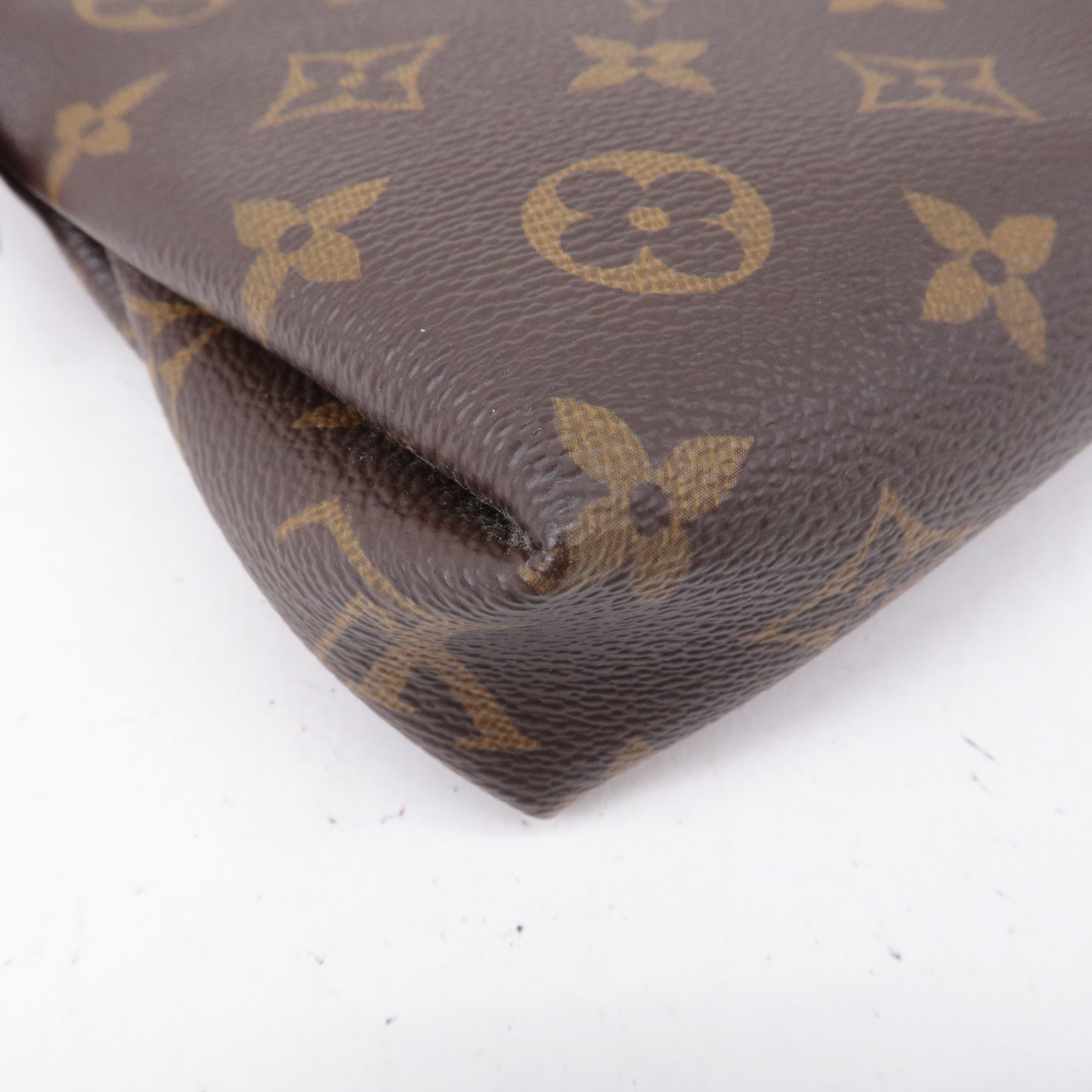 Louis Vuitton Monogram Pallas Clutch 2Way Bag Cerise M41638