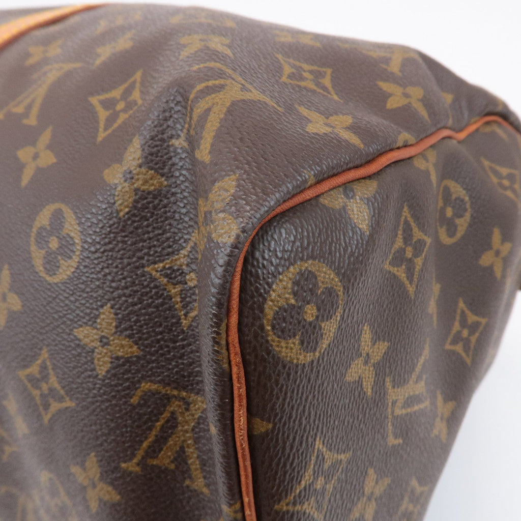 Louis Vuitton Monogram Keep All 45 Boston Bag Brown M41428
