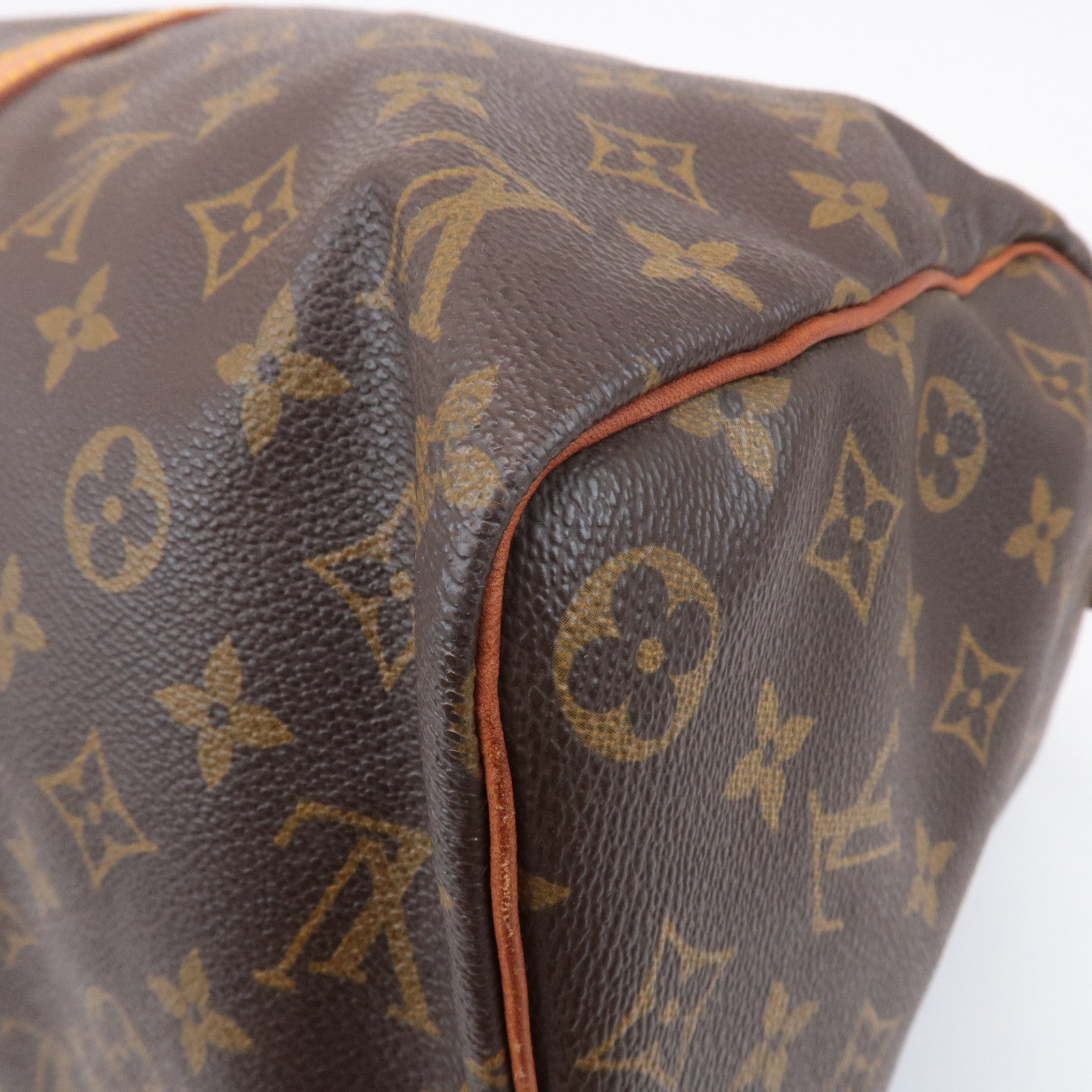 Louis Vuitton Monogram Keep All 45 Boston Bag Brown M41428