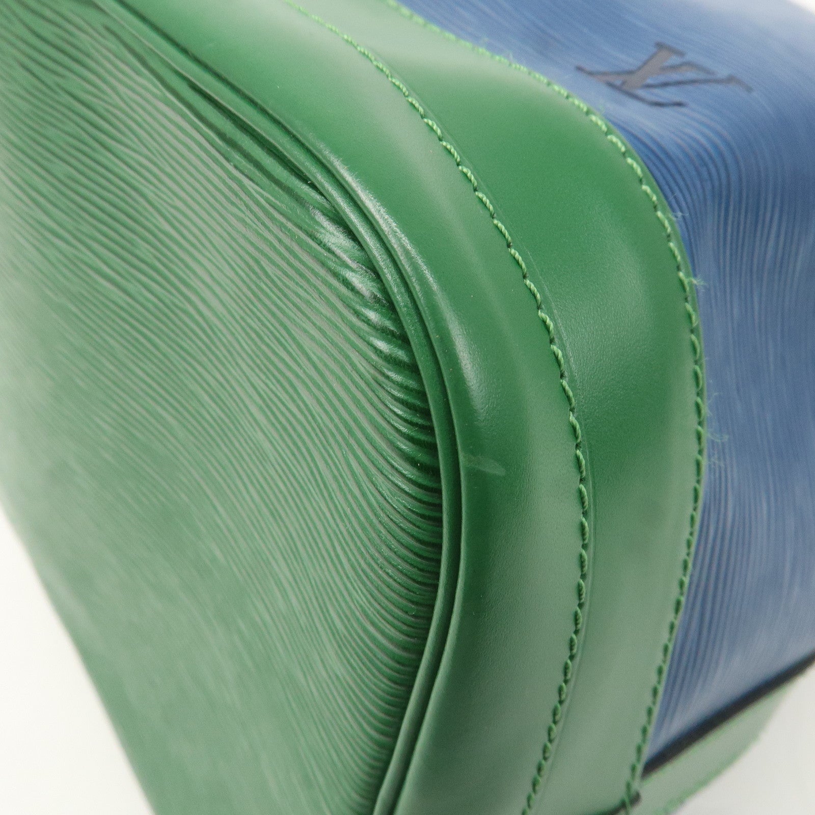 Louis Vuitton Epi Bi-Color Noe Shoulder Bag Blue Green M44044