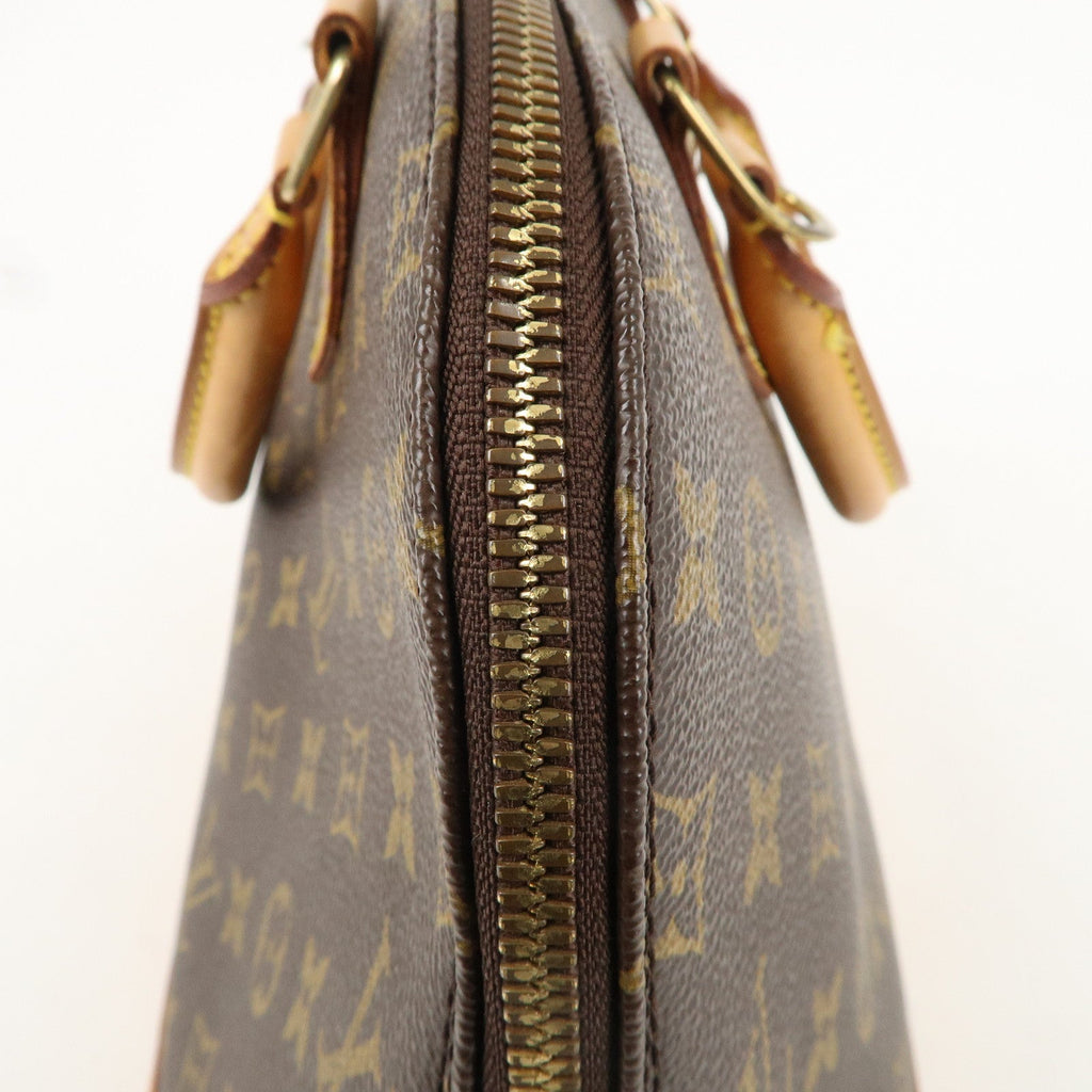 Louis Vuitton Monogram Alma Hand Bag Brown M51130