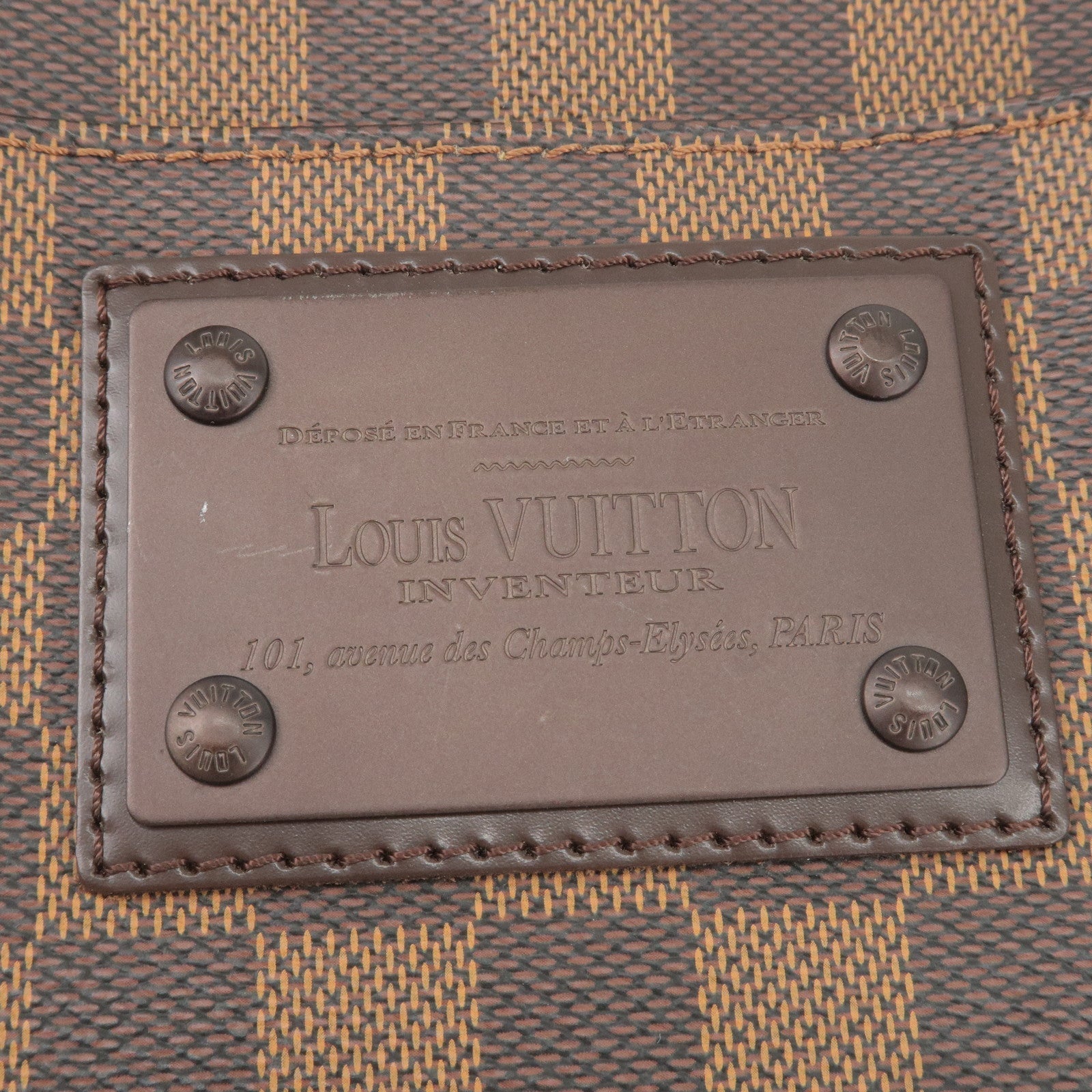Louis Vuitton Damier Pochette Pratt Brooklyn Shoulder Bag N41100