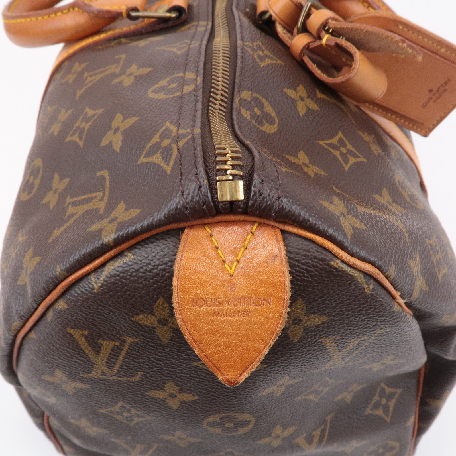 Louis Vuitton Monogram Keep All 45 Boston Bag Brown M41428