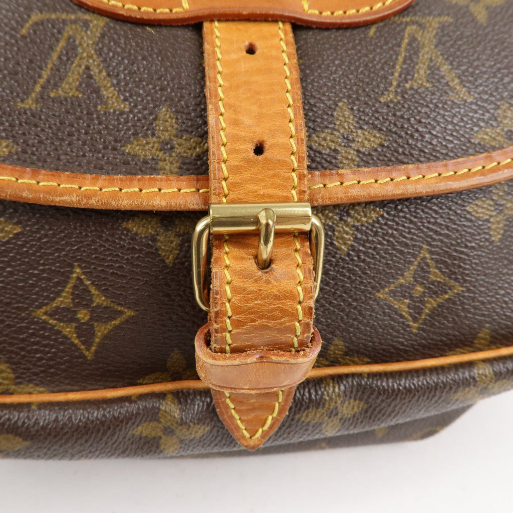 Louis Vuitton Monogram Saumur 30 Shoulder Bag Brown M42256