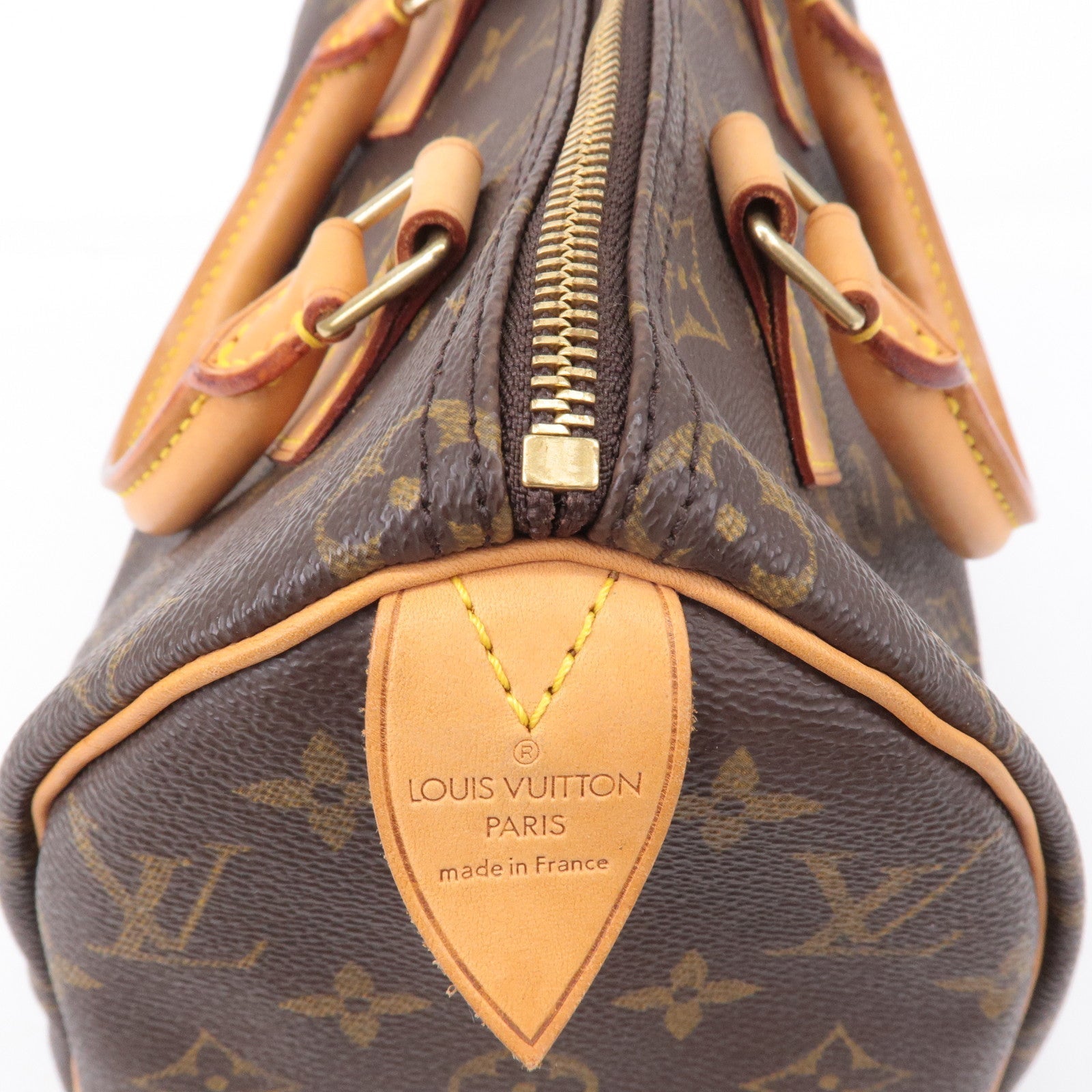 Louis Vuitton Monogram Speedy 25 Hand Bag Boston Bag M41528