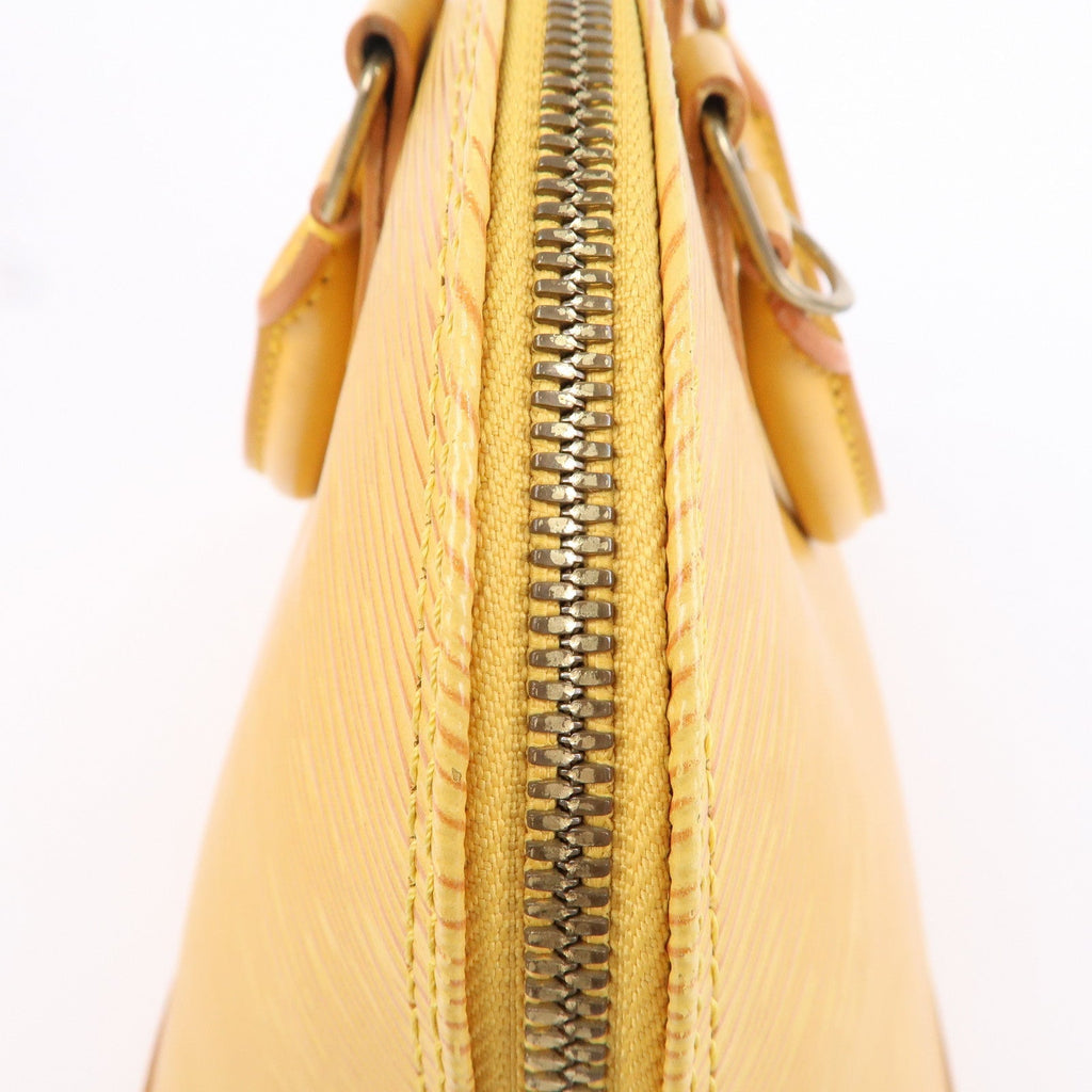 Louis Vuitton Epi Alma PM Hand Bag Tassili Yellow M52149
