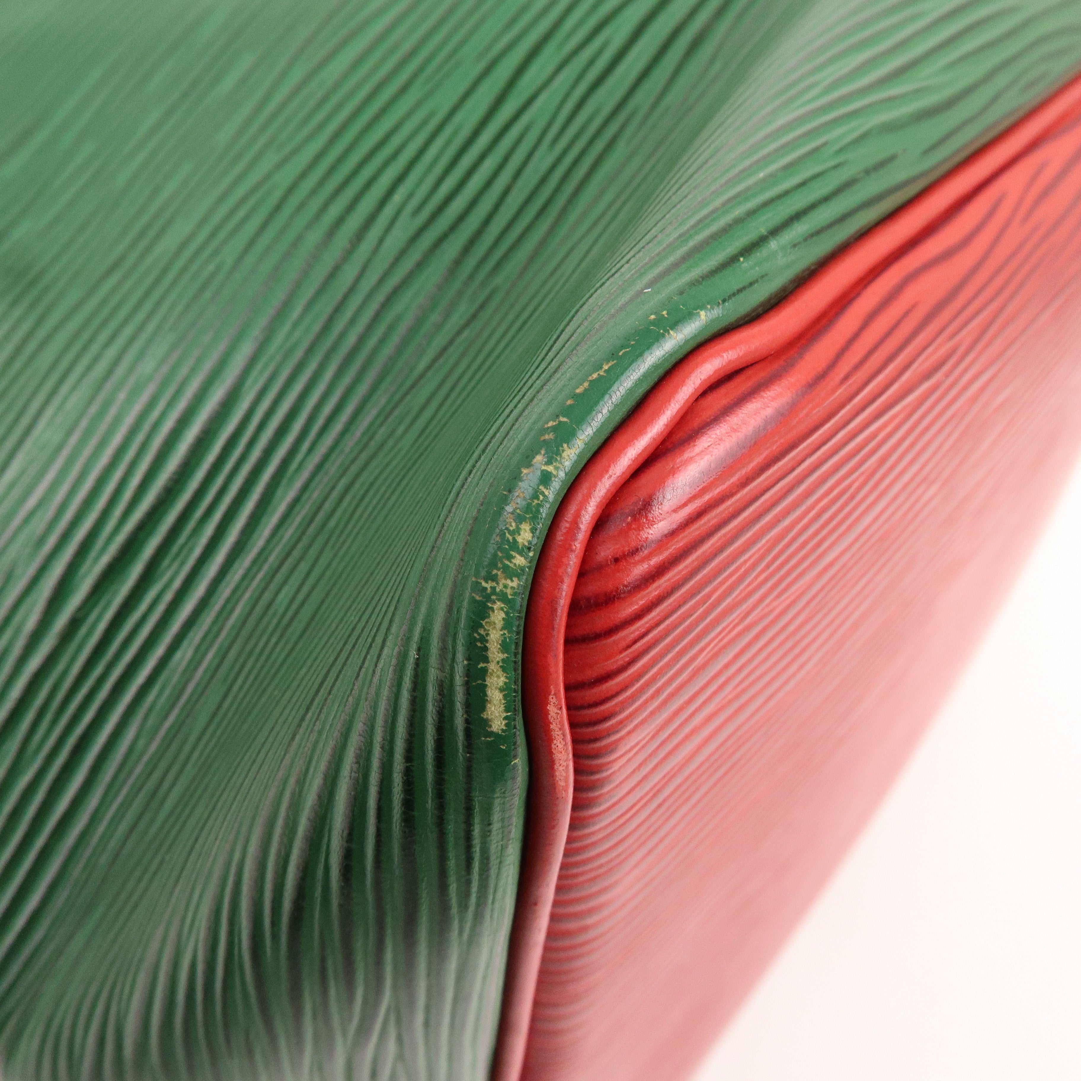 Louis Vuitton Epi Petit Noe Shoulder Bag Green Red M44147