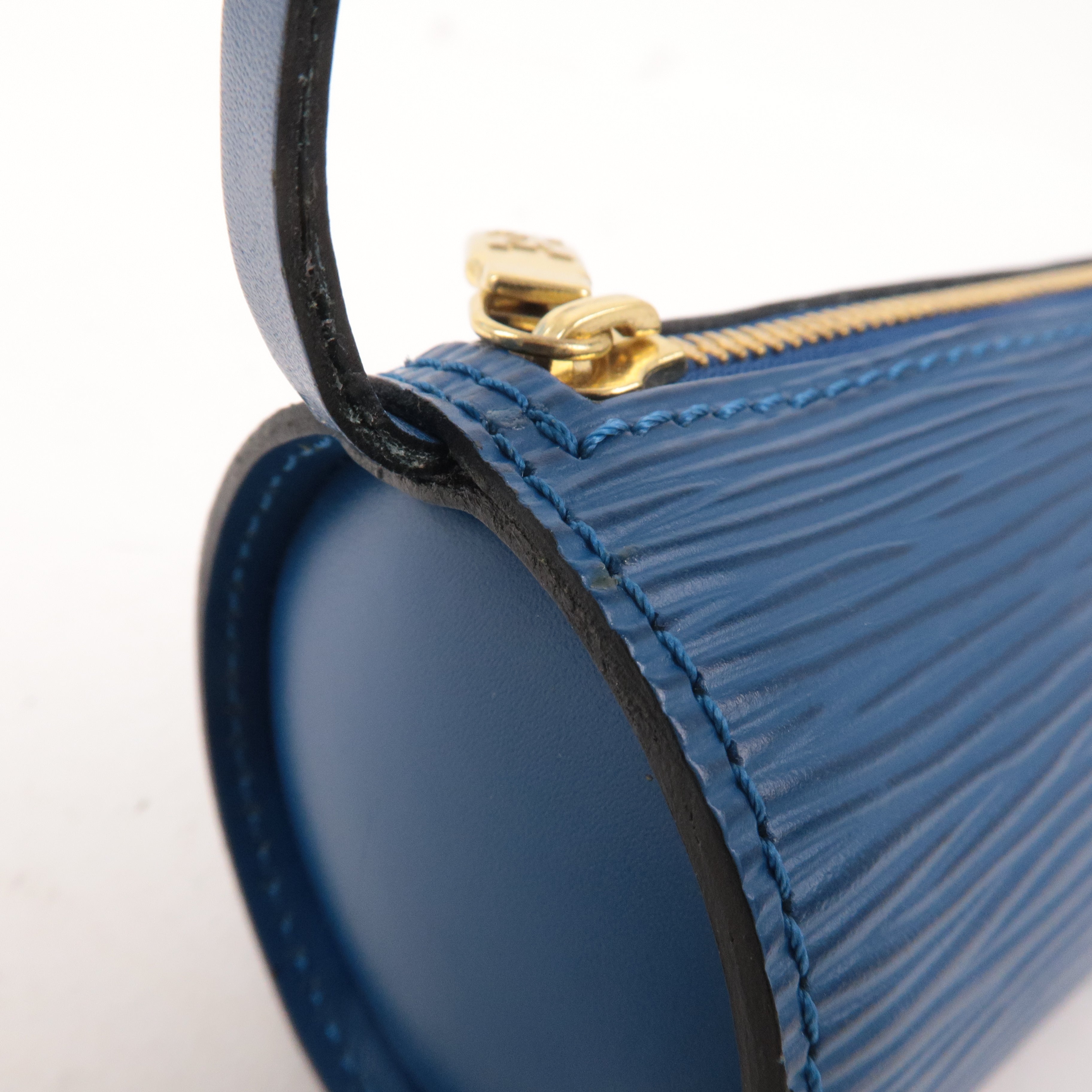 Louis Vuitton Epi Pouch For Soufflot Hand Bag Toledo Blue