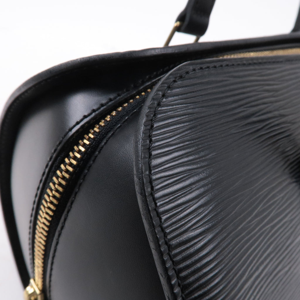 Louis Vuitton Epi Soufflot Hand Bag Noir Black M52862