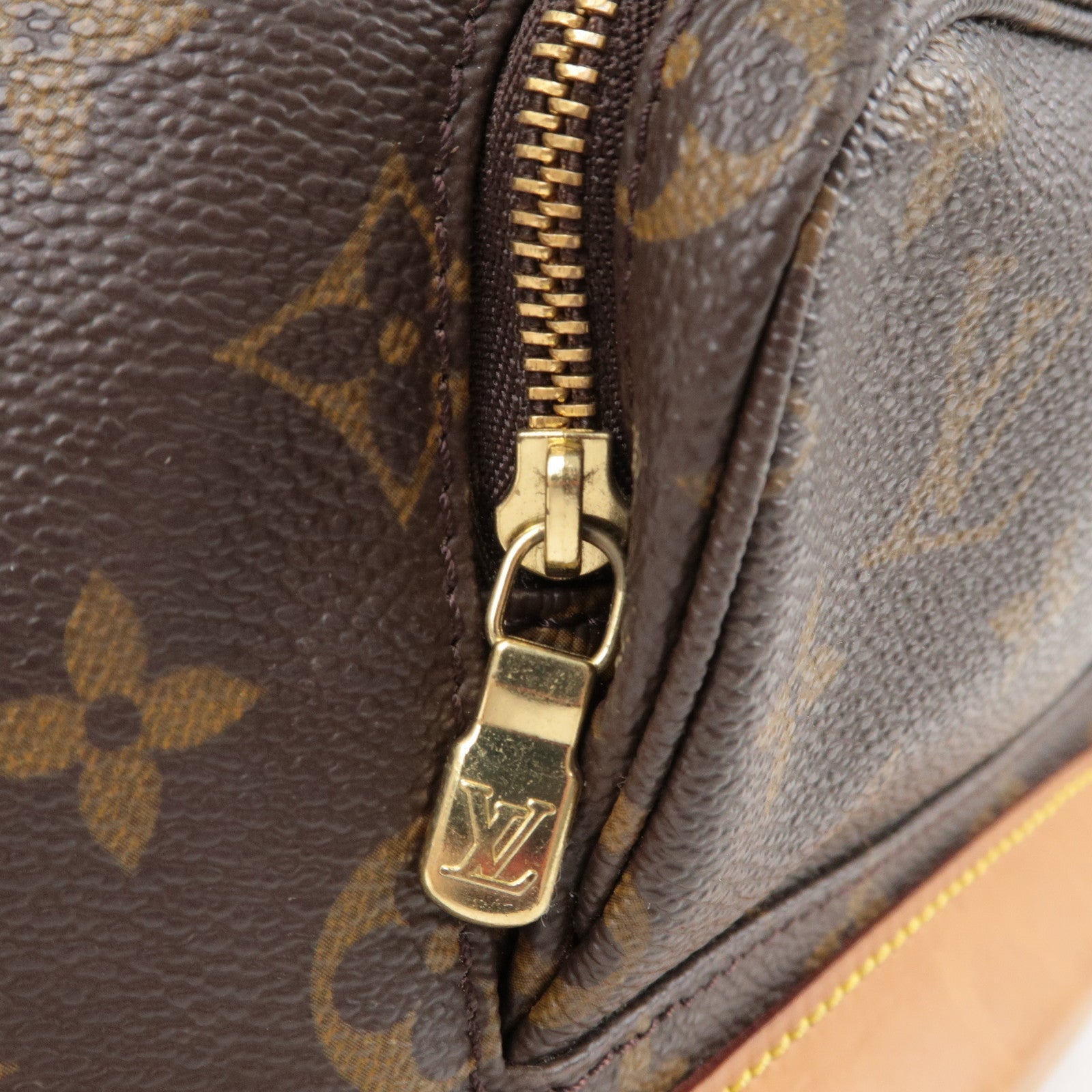 Louis Vuitton Monogram Montsouris MM Back Pack Bag Brown M51136