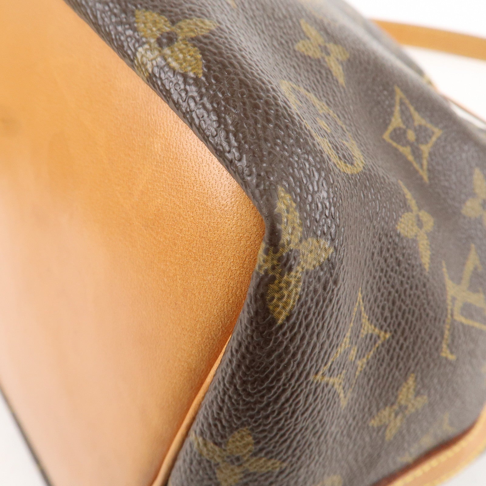 Louis Vuitton Monogram Petit Noe Shoulder Bag Brown M42226