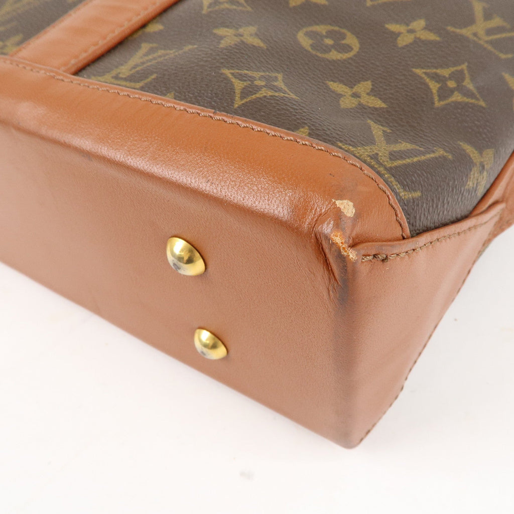Louis Vuitton Monogram Weekend PM Hand Bag Brown M42425