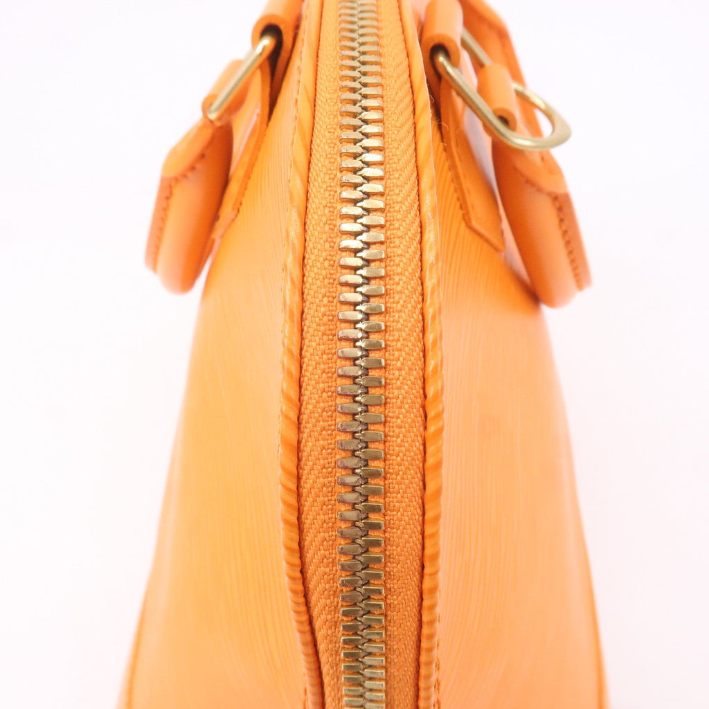 Louis Vuitton Epi Alma Hand Bag Mandarin Orange M5124H
