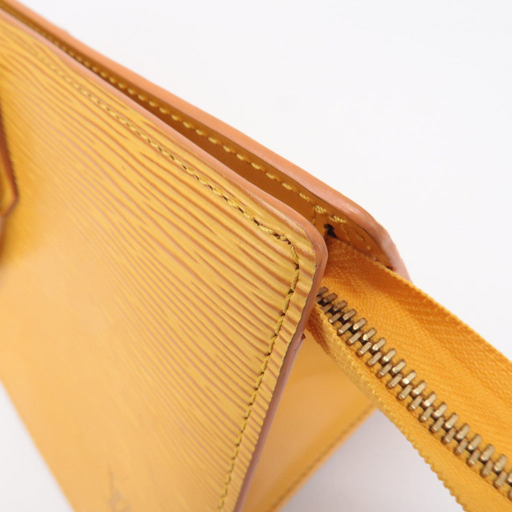 Louis Vuitton Epi Sac Triangle Hand Bag Tassili Yellow M52099